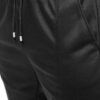 Herr mjukisbyxa i polyester - Svarta sweatpants zoomad