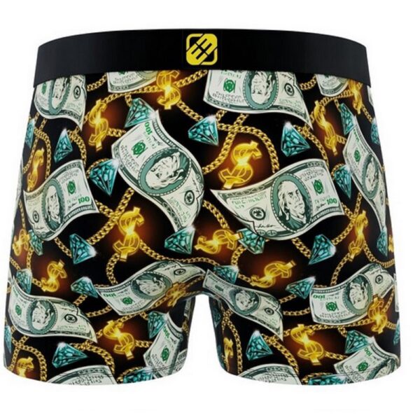 Freegun boxer shorts herrkalsonger med dollar motiv - bakifrån