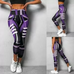 JHN - Fräcka sportiga färgglada leggings