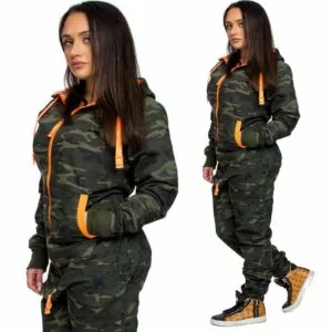 Onesie camouflage - jumpsuit med attityd