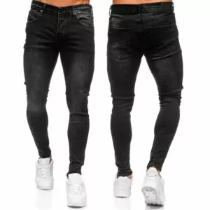 Svarta skinny fit jeans - Herrjeans 489 kr