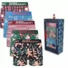 5-pack kalsonger med julmotiv i presentförpackning - Boxershorts Herr