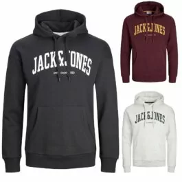Billiga Jack & Jones hoodies i 3 olika färgval