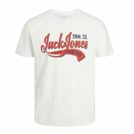 Jack and jones jjelogo T-shirt - Cloud Dancer Herrtröja