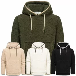 JHN - Fleecetröja med Huva - Fleece hoodies