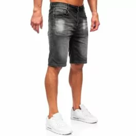 Svarta shorts herr - Jeansshorts