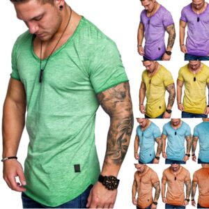 T-shirt Herr - Färgade härliga sommar tröjor till en billig peng