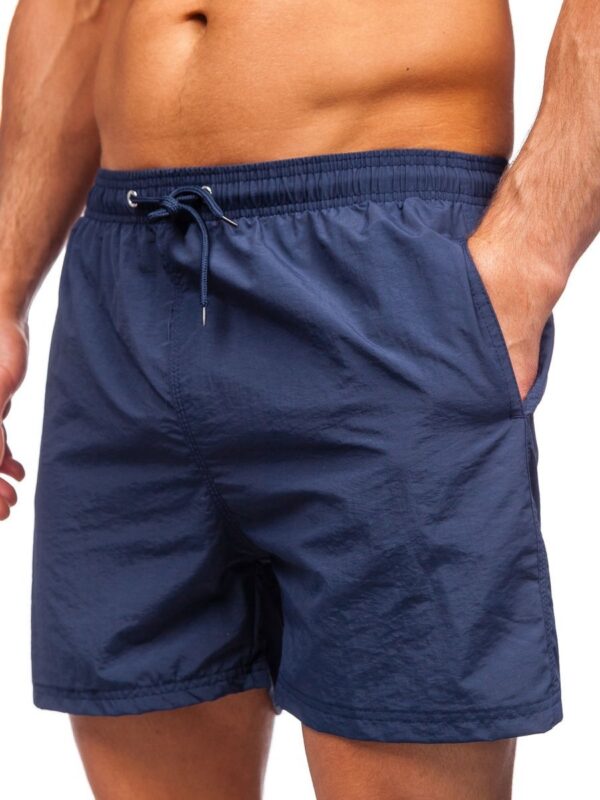 Badshorts Herr - Shorts för sommaren - mörkblåa