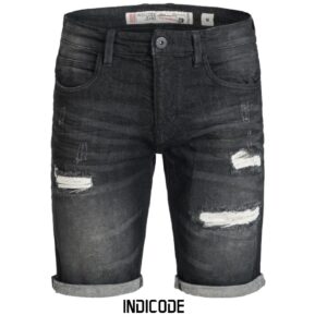 Indicode Shorts - Herrshorts jeans - jeansshorts - svarta