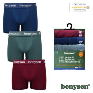 JHN - 3-Pack solida Bambu boxershorts Benyson