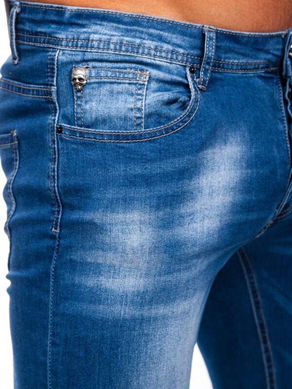 Blåa jeans - herrjeans med stretch - Zoom