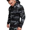 Camouflage svart hoodie med attityd 299 kr