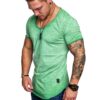 T-shirt Herr - Färgade härliga sommar tröjor till en billig peng - grön