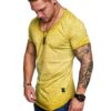 T-shirt Herr - Färgade härliga sommar tröjor till en billig peng - gul