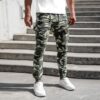 Camouflage Jeans - Herrjeans med camo mönster från sidan