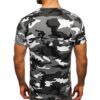Camouflage T-shirt 149 kr - Ljusgrå camo med rundad hals bakifrån