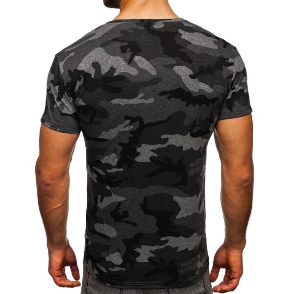 Camouflage T-shirt Herr 149 kr - Mörkgrå camo bakifrån