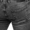Skinny fit herrjeans - Mörkgråa jeans 489 kr zoom bakifrån