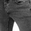 Skinny fit herrjeans - Mörkgråa jeans 489 kr zoom framifrån