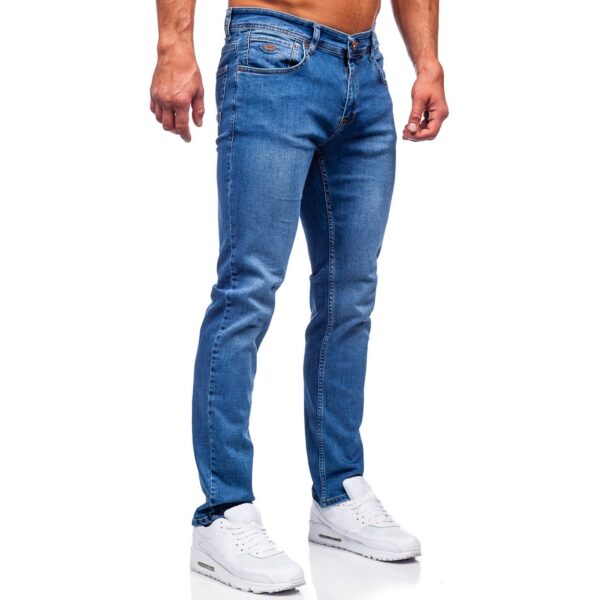 Jeans Herr 549 kr - Regular fit herrjeans blåa från sidan
