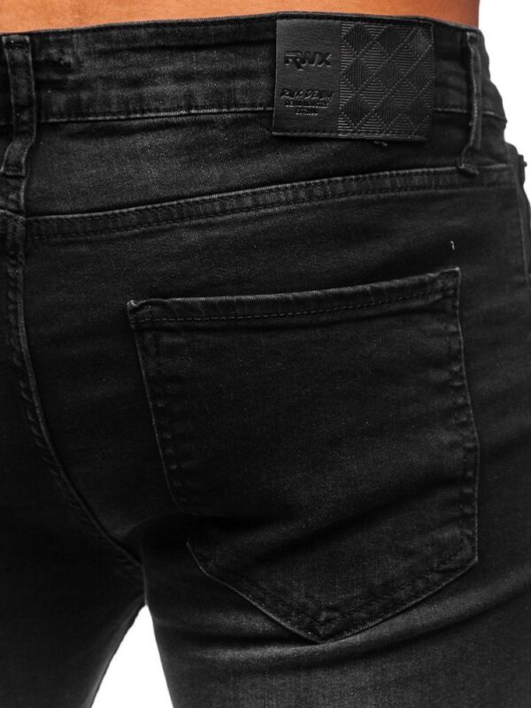 Svarta skinny fit jeans - Herrjeans 489 kr zoom bakifrån