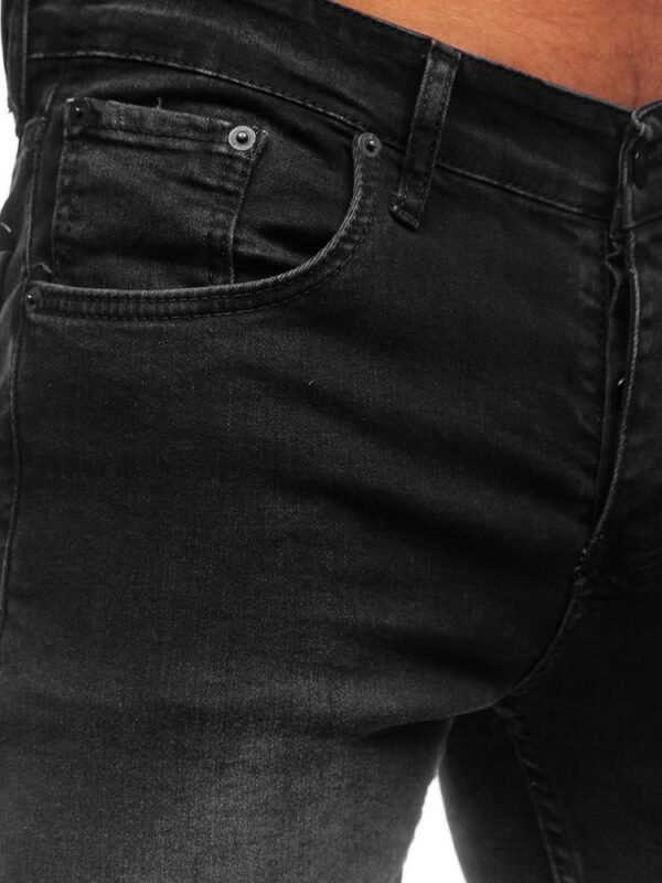 Svarta skinny fit jeans - Herrjeans 489 kr zoom framifrån