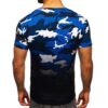 T-shirt camouflage - camo mönster mörkblått 149 kr bakifrån