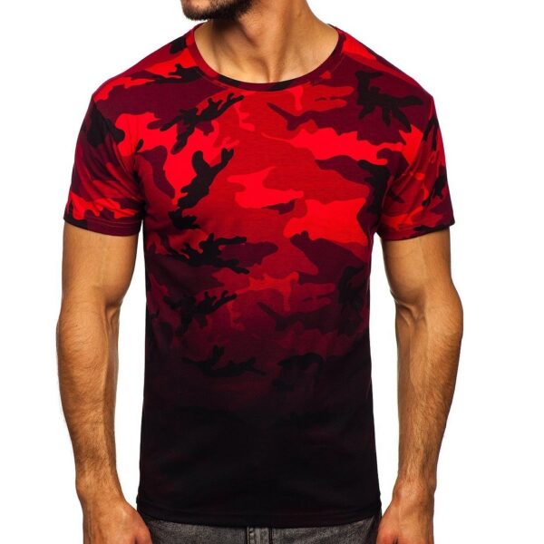 T-shirt camouflage - röd mönstrad camo 149 kr