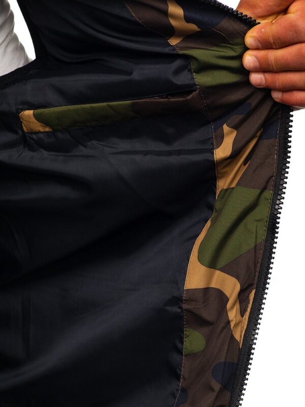 Väst Herr 489 kr - Camouflageväst med luva innerficka