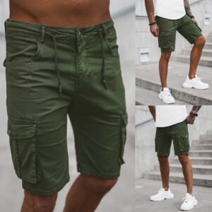 Cargoshorts herr - gröna chino shorts