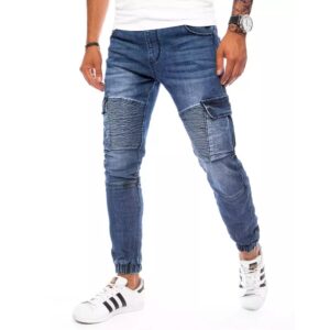 Cargo byxor - Jeans joggers med cargofickor