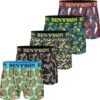5-pack mönstrade boxershorts från BENYSØN - underkläder herr