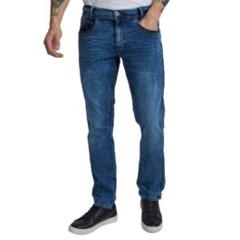 Blend blizzard jeans med stretch i mörkblå färg