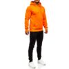 Träningsoverall - Sett med tröja och byxa - Orange/Svart - Sidan