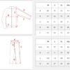 Träningsoverall - Sett med tröja och byxa - Mörkgrå/Svart - Storlekstabell