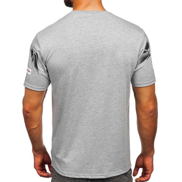 Grå T-shirt- Original Denim - Bakifrån