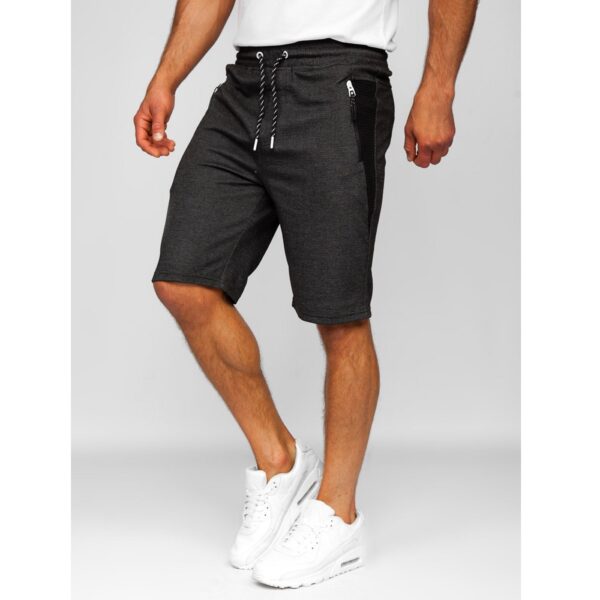 Svarta shorts - Herrshorts med fickor