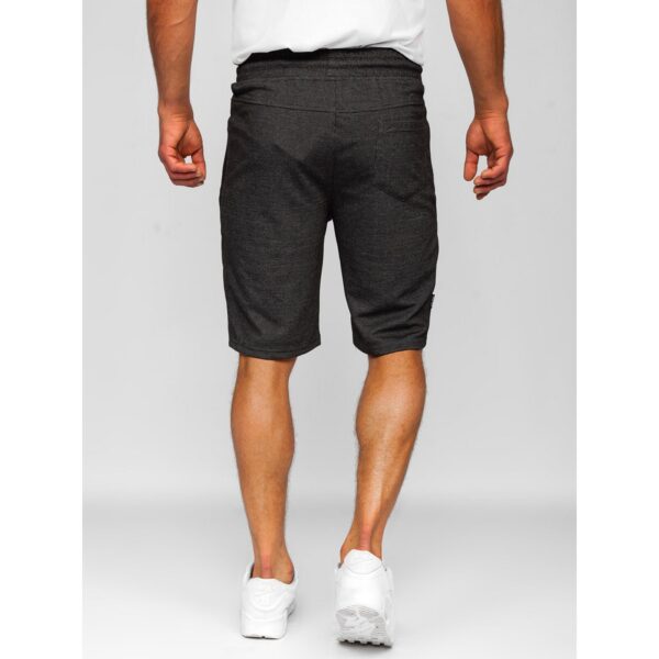 Svarta shorts - Herrshorts med fickor bakifrån