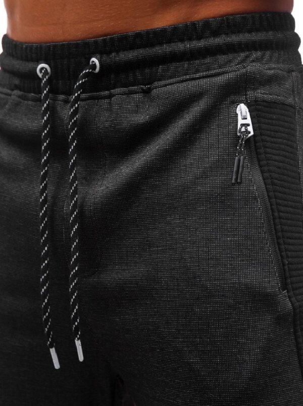 Svarta shorts - Herrshorts med fickor zoomad