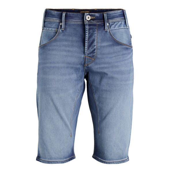 Jack & Jones jeansshorts - Blåa denimshorts framifrån