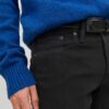 Svarta Glenn jeans slim fit JACK & JONES zoom front