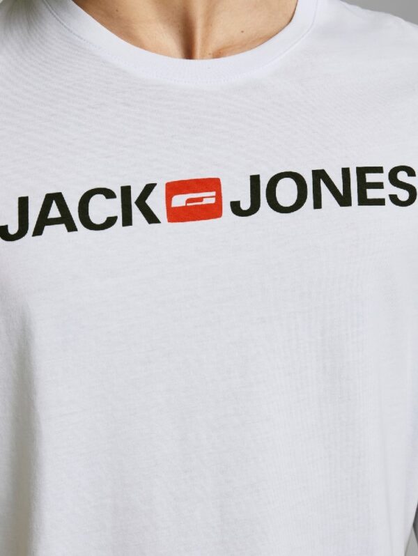 Vit Slim fit printed JACK & JONES T-shirt zoom front