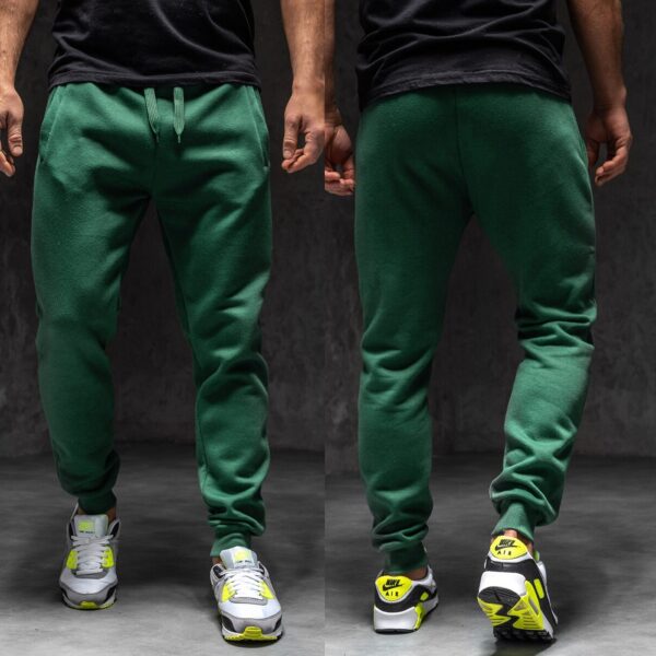 Billiga sweatpants herr i flera olika färgval - gröna byxor