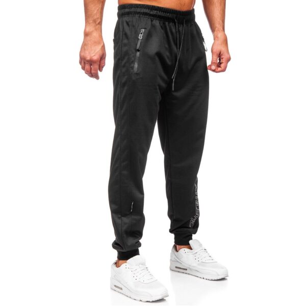 Svarta Sweatpants - Träningsbyxa Athletic sidan