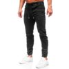 Jeans joggers - Svarta byxor med mudd