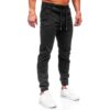 Jeans joggers - Svarta byxor med mudd sidan