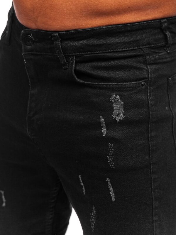 Svarta jeansshorts -Trendslitna herr zoomad