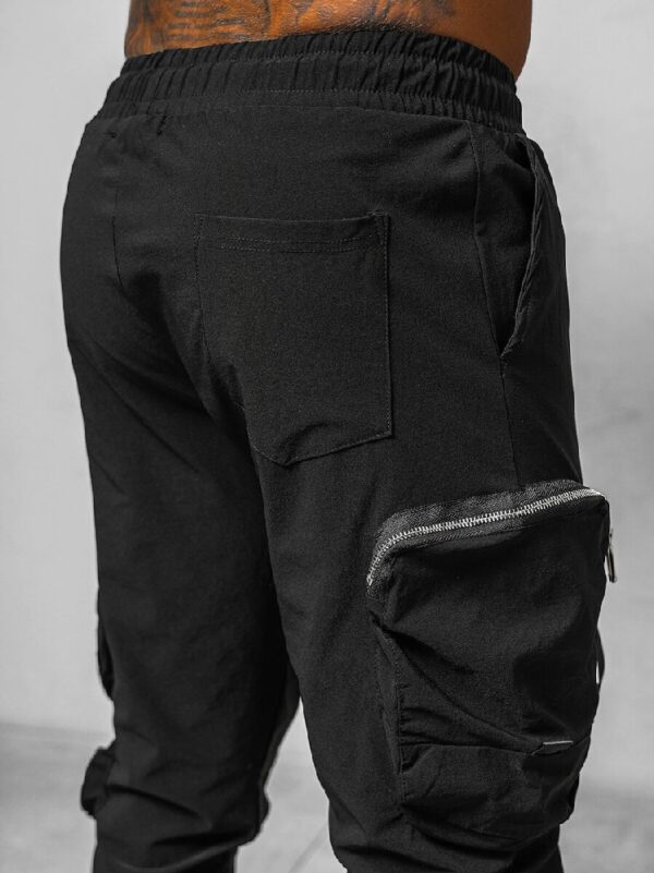 Svarta byxor i nylon - Caromodell zoomad bak