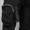 Svarta byxor i nylon - Caromodell zoomad sidan