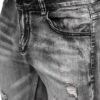 Svarta jeansshorts destroyed - Herr zoomad
